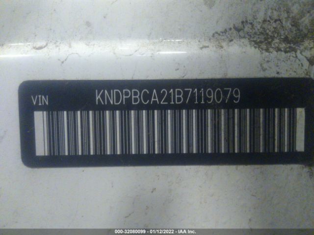 KNDPBCA21B7119079 KIA Sportage Lx