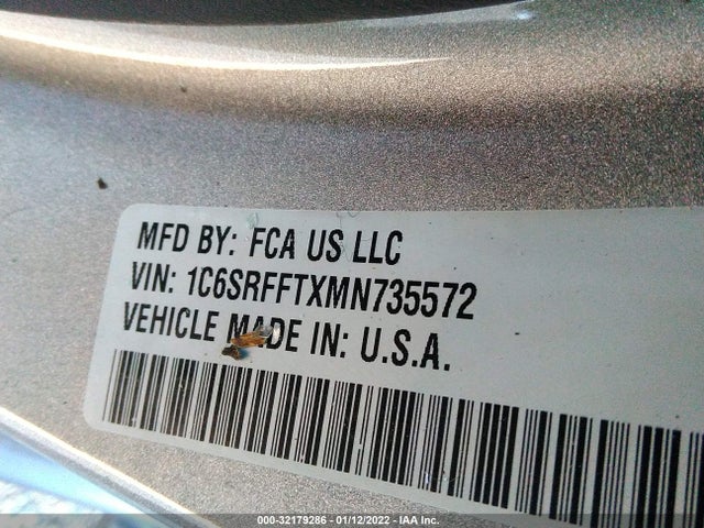 RAM 1500 Big Horn 2021 1C6SRFFTXMN735572 Image 10