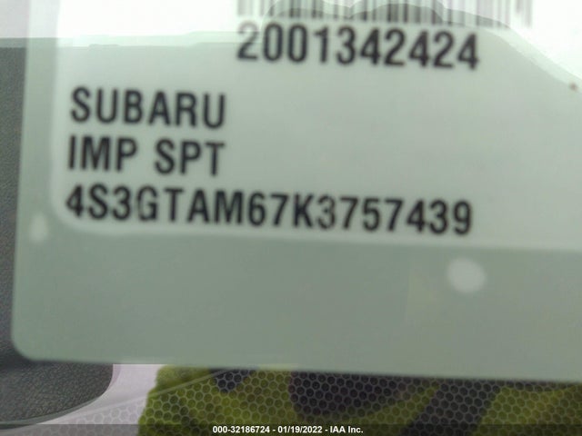 4S3GTAM67K3757439 Subaru Impreza Sport