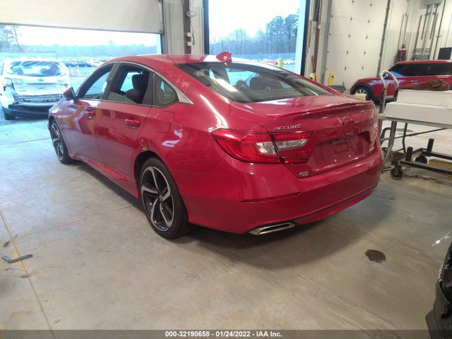 32190658 :رقم المزاد ، 1HGCV1F32KA072127 vin ، 2019 Honda Accord Sedan Sport 1.5t مزاد بيع