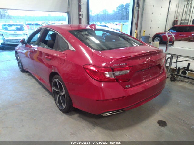 32190658 :رقم المزاد ، 1HGCV1F32KA072127 vin ، 2019 Honda Accord Sedan Sport 1.5t مزاد بيع