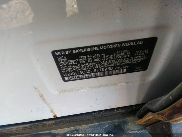 BMW X1 Xdrive28i 2017 WBXHT3C30H5F75950 Image 9