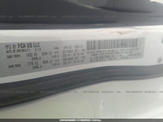 Dodge DURANGO GT 2019 1C4RDJDG0KC755885 Image 11