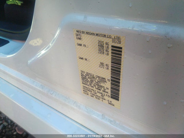 2020 Nissan Leaf, VIN: 1N4AZ1CP6LC306170
