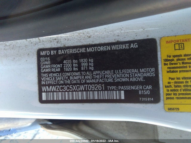 2016 MINI COUNTRYMAN WMWZC3C5XGWT09261 Photo 8