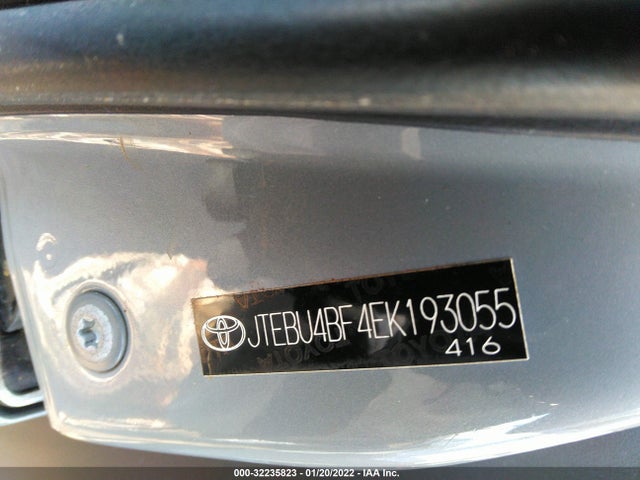 2014 Toyota FJ Cruiser, VIN: JTEBU4BF4EK193055