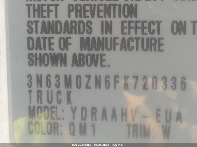 2015 Chevrolet City Express, VIN: 3N63M0ZN6FK720336
