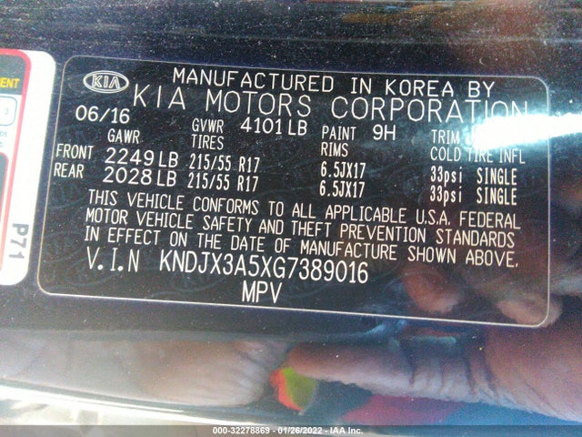KIA Soul ! 2016 KNDJX3A5XG7389016 Image 9
