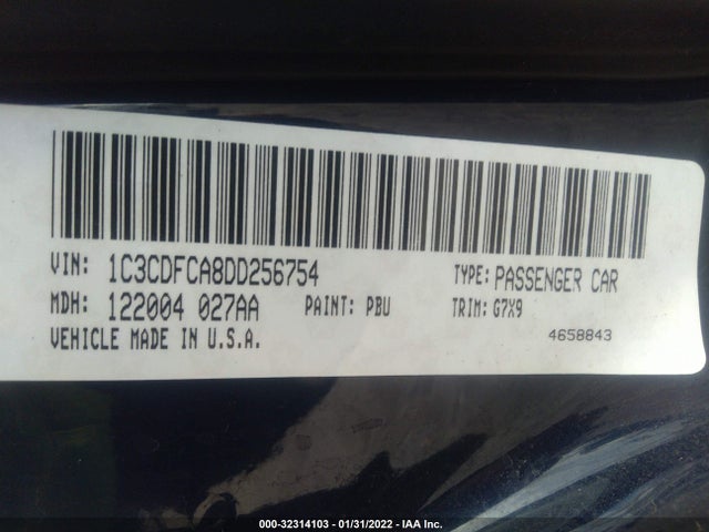 Dodge Dart Limited 2013 1C3CDFCA8DD256754 Image 11