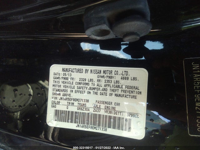 2014 Nissan GT-R, VIN: JN1AR5EF9EM271338