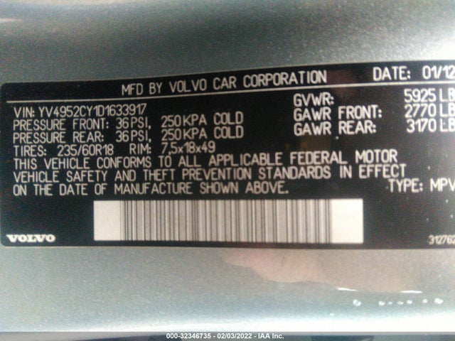 Volvo XC90 2013 YV4952CY1D1633917 Image 10