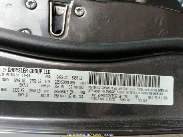3C4PDCGG9FT587186 Dodge Journey Crossroad