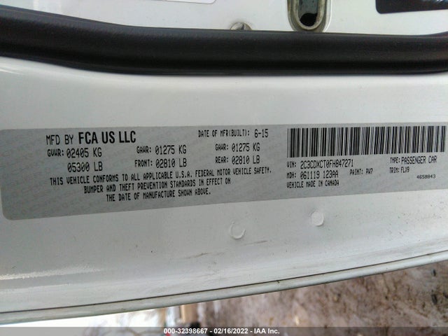 Dodge Charger Road/track 2015 2C3CDXCT0FH847271 Image 9