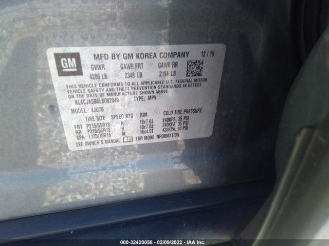 2020 Buick Encore, VIN: KL4CJASB6LB082849
