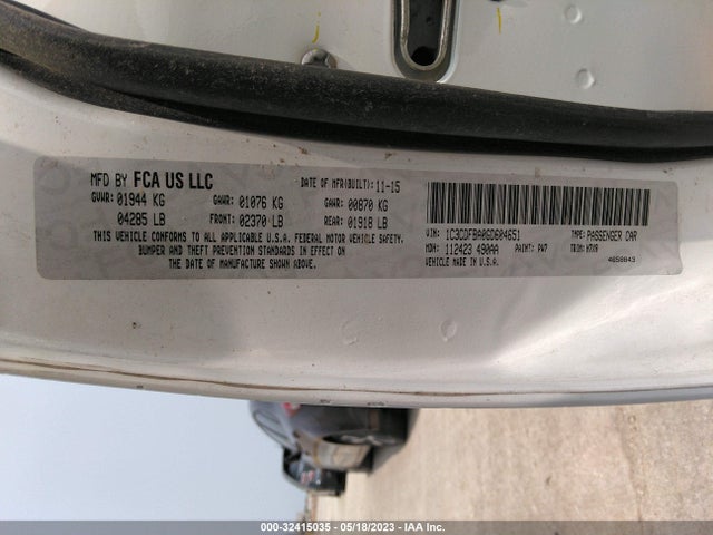 Dodge DART SXT 2016 1C3CDFBA0GD604651 Image 9