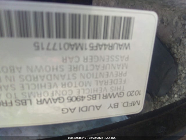 2021 Audi S5, VIN: WAUR4AF51MA017715