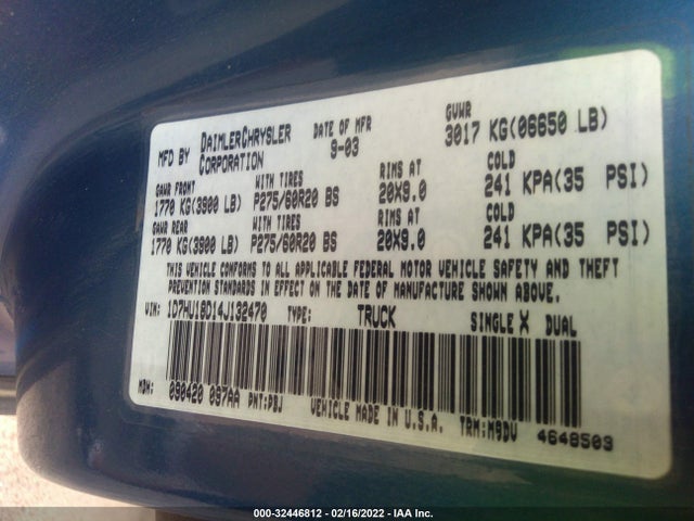 Dodge Ram 1500 Slt 2004 1D7HU18D14J132470 Image 10