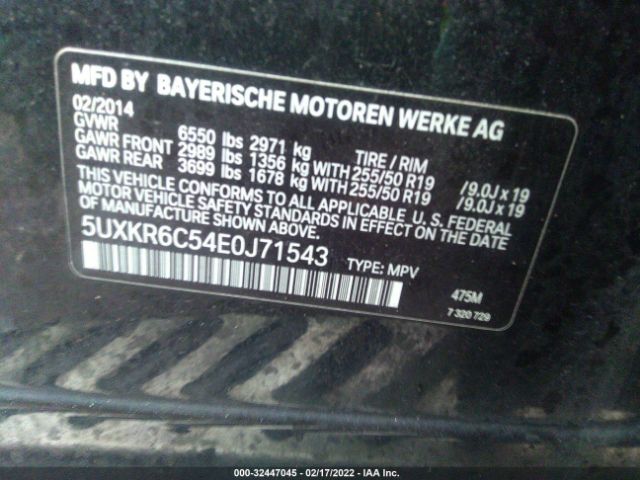 5UXKR6C54E0J71543 BMW X5 Xdrive50i