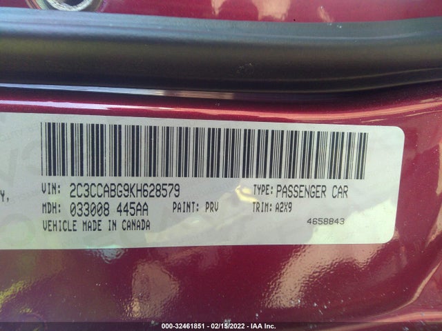 Chrysler 300 300s 2019 2C3CCABG9KH628579 Image 10