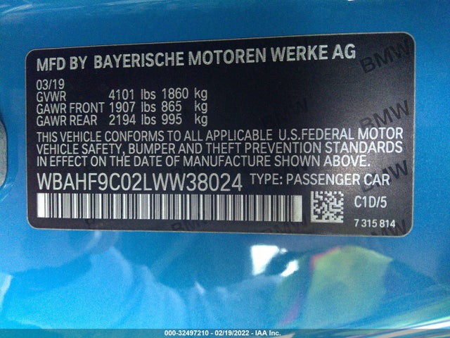 2020 BMW Z4, VIN: WBAHF9C02LWW38024