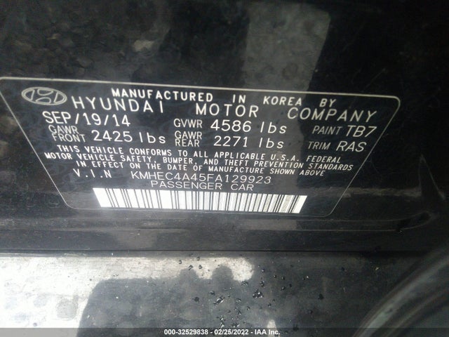 2015 Hyundai Sonata, VIN: KMHEC4A45FA129923