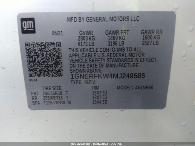 Chevrolet Traverse Ls 2021 1GNERFKW4MJ249585 Image 9