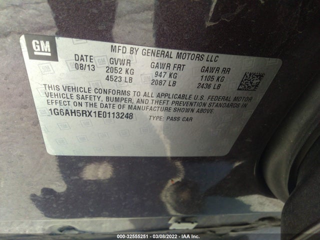 Cadillac Ats Luxury Awd 2014 1G6AH5RX1E0113248 Image 9