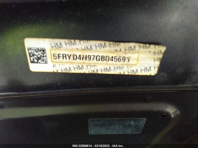 5FRYD4H97GB045691 Acura Mdx W/advance/w/advance