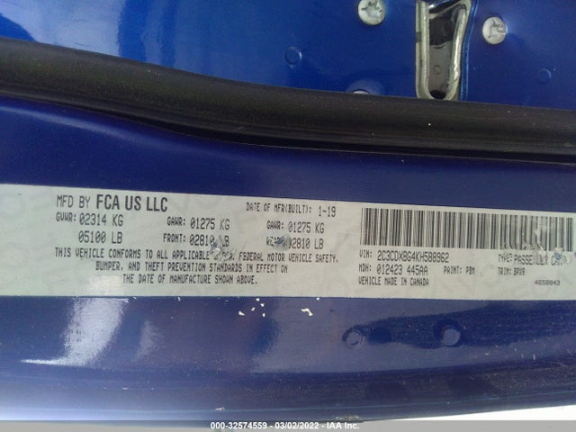 Dodge Charger Sxt 2019 2C3CDXBG4KH588962 Image 10