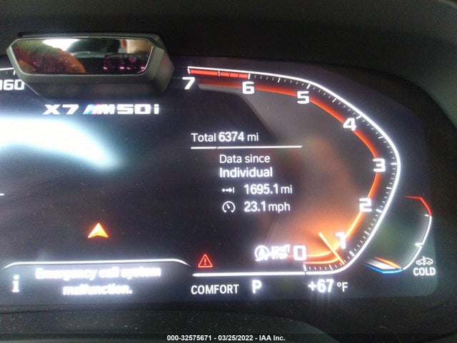 2021 BMW X7, VIN: 5UXCX6C05M9H99865