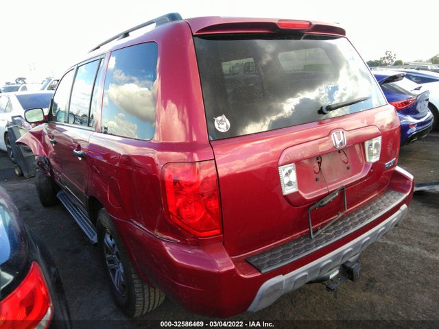 2003 HONDA PILOT VIN: 2HKYF18573H505936