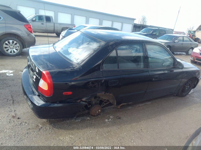 2001 HYUNDAI ACCENT GL VIN: KMHCG45C51U159251