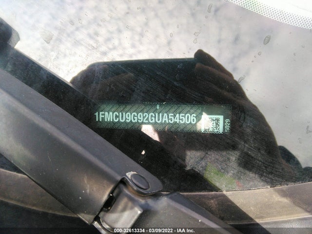 Ford ESCAPE SE 2016 1FMCU9G92GUA54506 Image 9