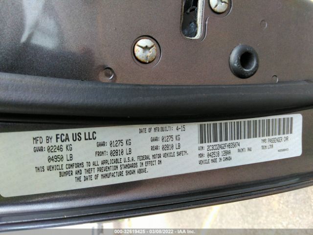 2C3CDZAG2FH835074 Dodge Challenger Sxt