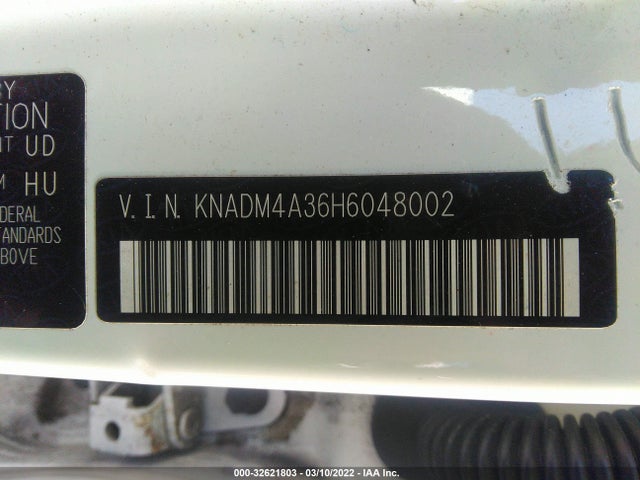2017 Kia Rio, VIN: KNADM4A36H6048002