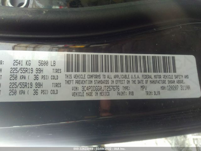 3C4PDDGG0JT257676 Dodge Journey Crossroad Awd