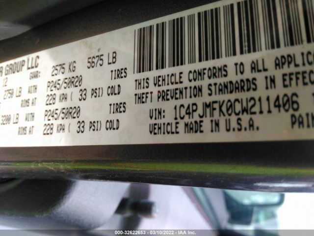 2012 JEEP LIBERTY 1C4PJMFK0CW211406 Photo 8