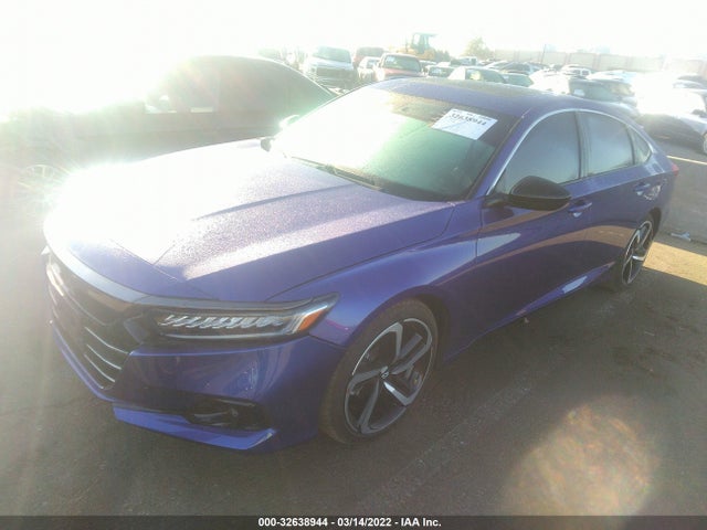 2021 HONDA ACCORD SEDAN SPORT VIN: 1HGCV2F34MA012780