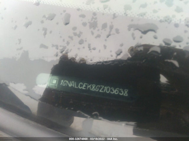 Chevrolet EQUINOX LT 2016 1GNALCEK8GZ103638 Image 9