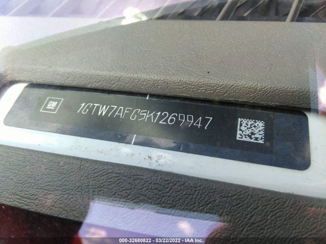 2019 GMC Savana, VIN: 1GTW7AFG5K1269947