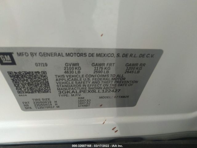 3GKALPEX0LL122427 GMC Terrain Slt