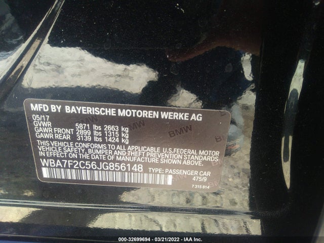 2018 BMW 7 Series, VIN: WBA7F2C56JG856148