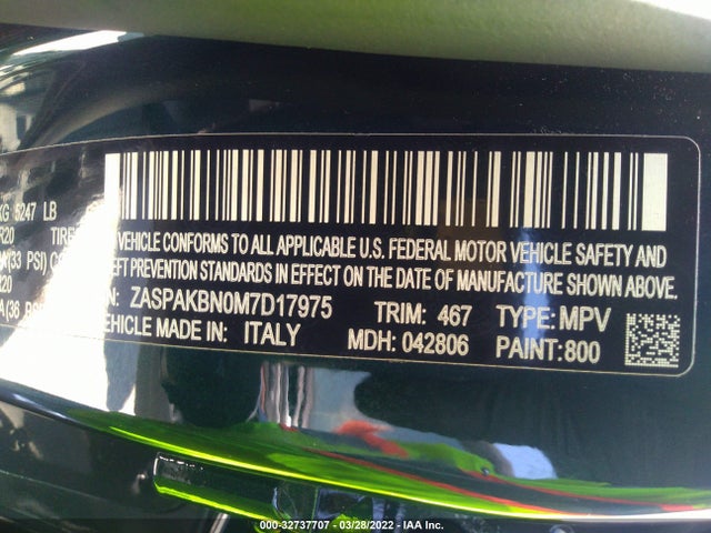 2021 Alfa Romeo Stelvio, VIN: ZASPAKBN0M7D17975