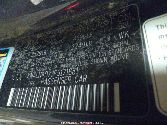 2015 Kia Cadenza, VIN: KNALN4D73F5171881