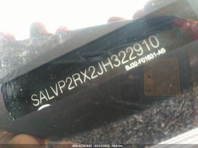 SALVP2RX2JH322910 Land Rover Range Rover Evoque Se/se Premium