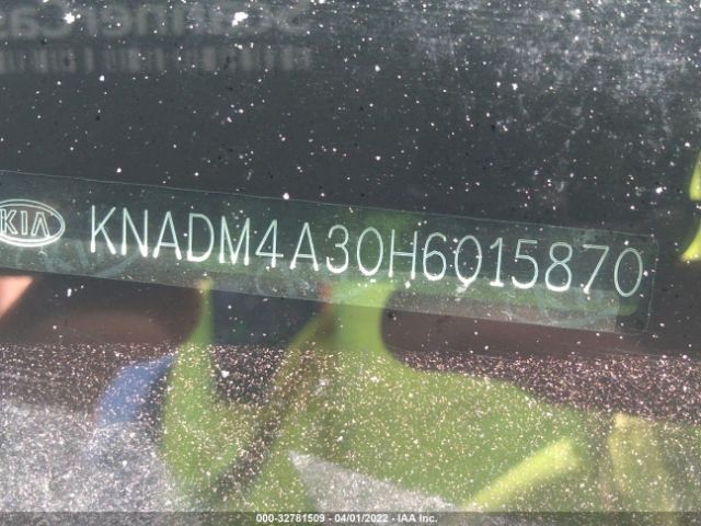 KNADM4A30H6015870 KIA RIO LX