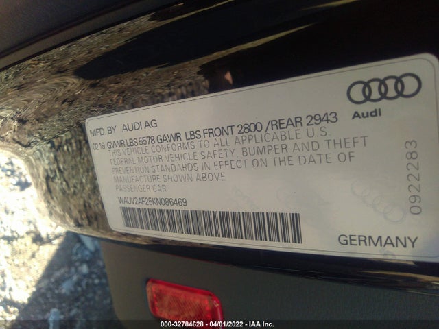 Audi A7 Prestige 2019 WAUV2AF25KN086469 Image 9