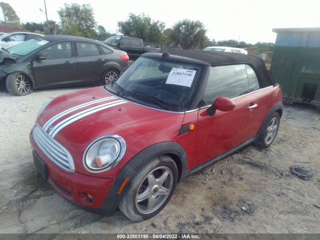 2010 MINI COOPER CONVERTIBLE WMWMR3C52ATU98294 Photo 1