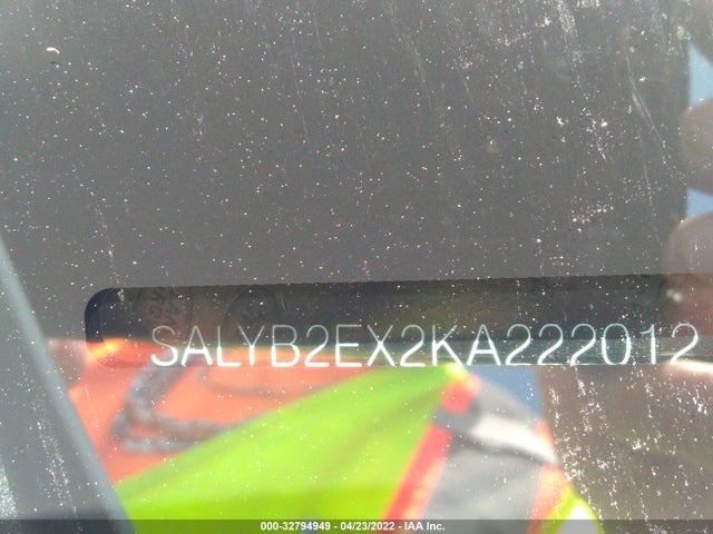2019 Land Rover Range Rover Velar, VIN: SALYB2EX2KA222012