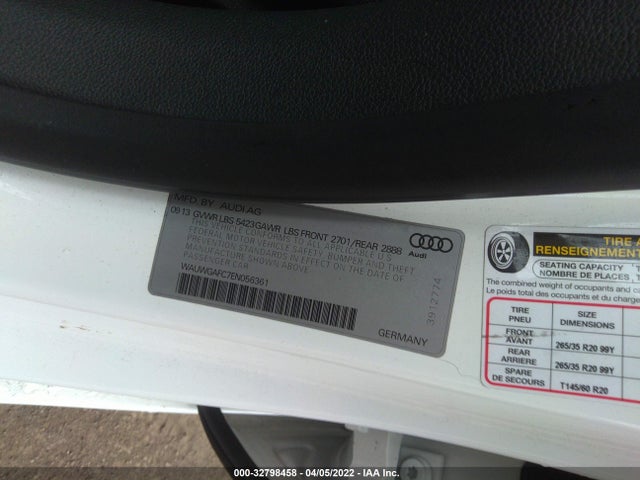 2014 Audi A7, VIN: WAUWGAFC7EN056361